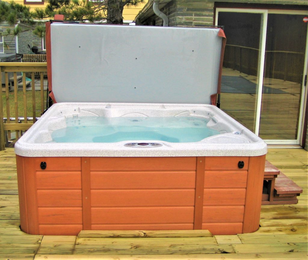 A hot tub
